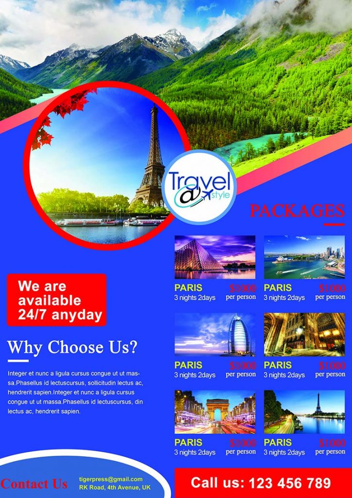 Travel Agency Business Flyers